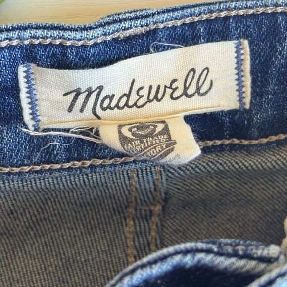 Madewell the curvy perfect vintage wide leg jeans button fly size 23 - Picture 4 of 10